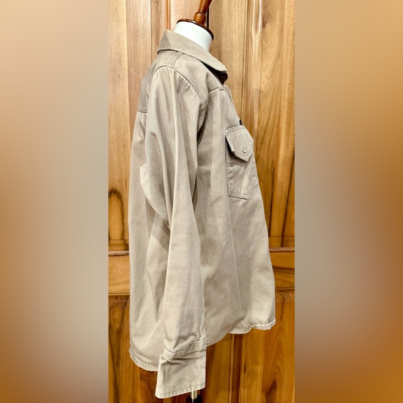 Walls - Thick Canvas Western-Cut Snap-Down Jac-Shirt, EUC 16 1/2 X-Long - Picture 8 of 13